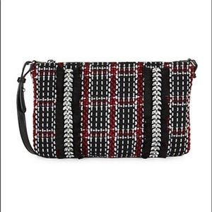 NWT Sam Edelman Swara Embellished Woven Crossbody Bag